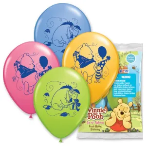 12 inch POOH HAPPY BIRTHDAY (6 PK)