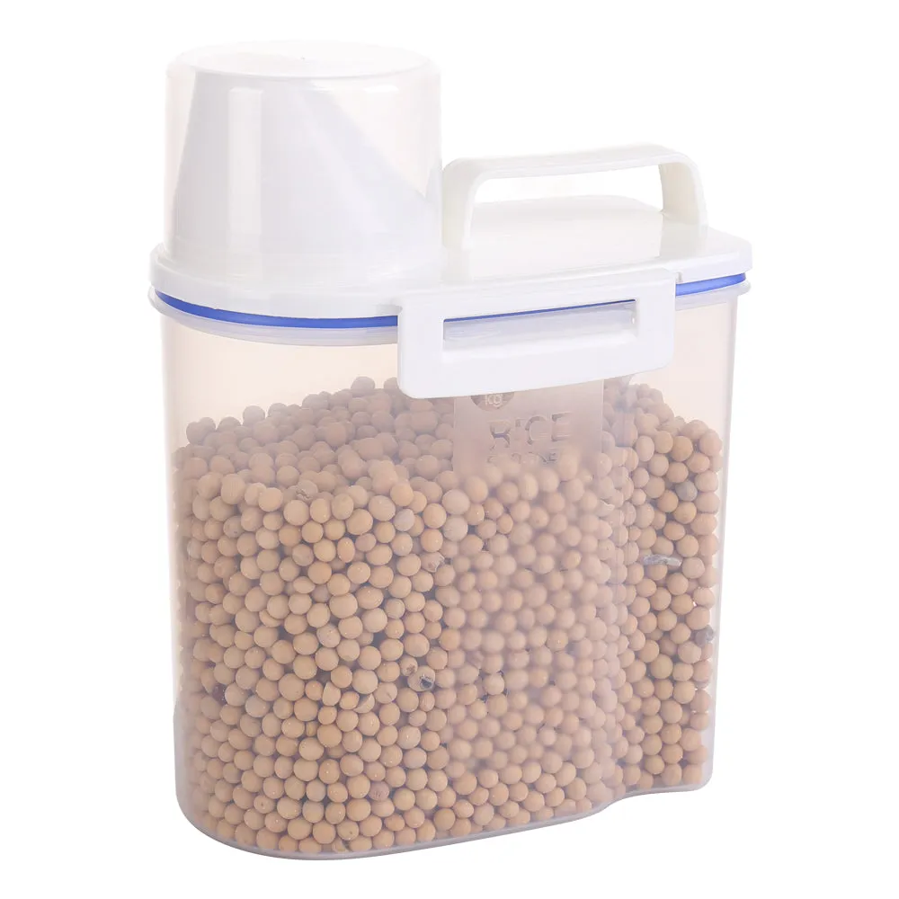 1.5L Portable Plastic Rice Storage Bin