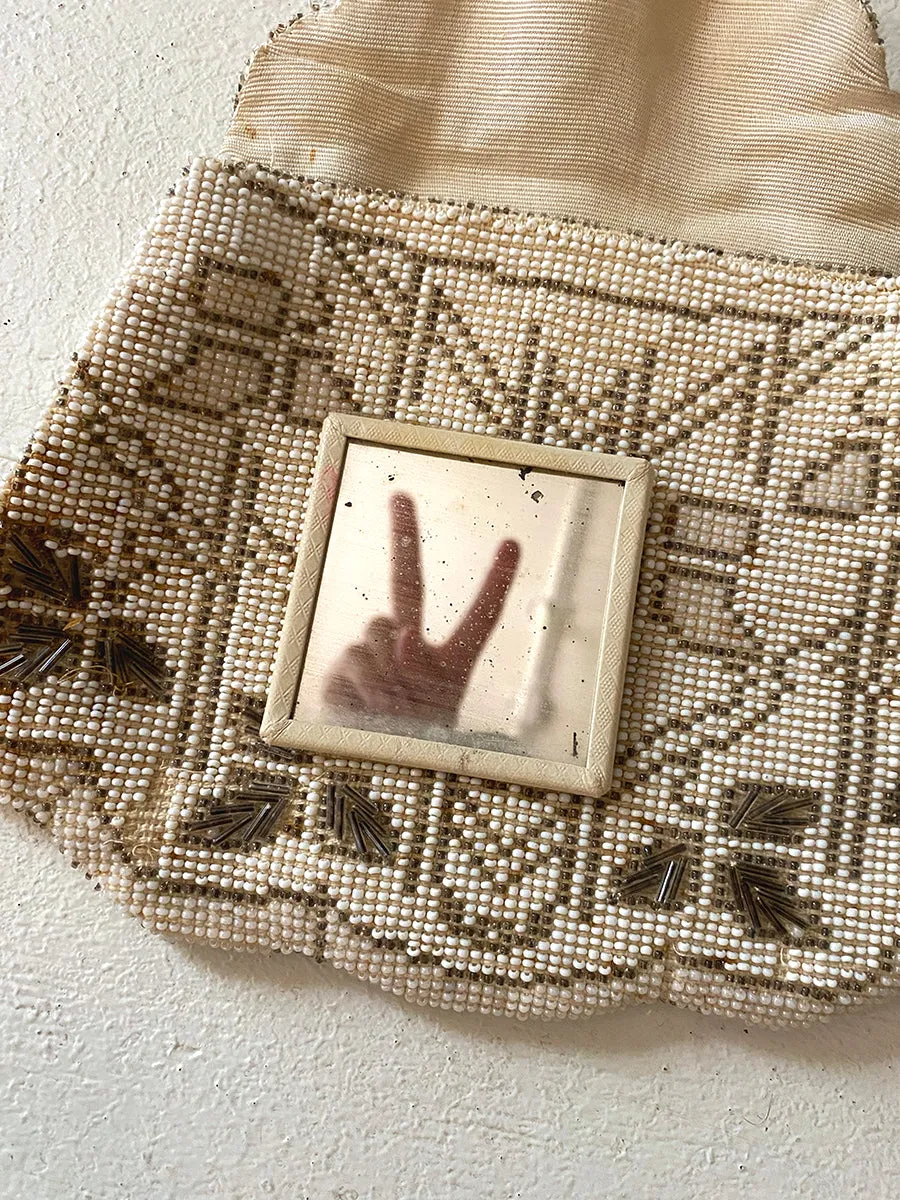 1920's Czech Glass Beaded Mini Bag