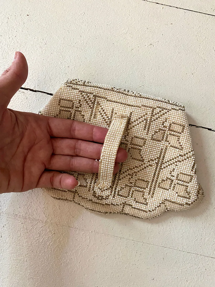 1920's Czech Glass Beaded Mini Bag