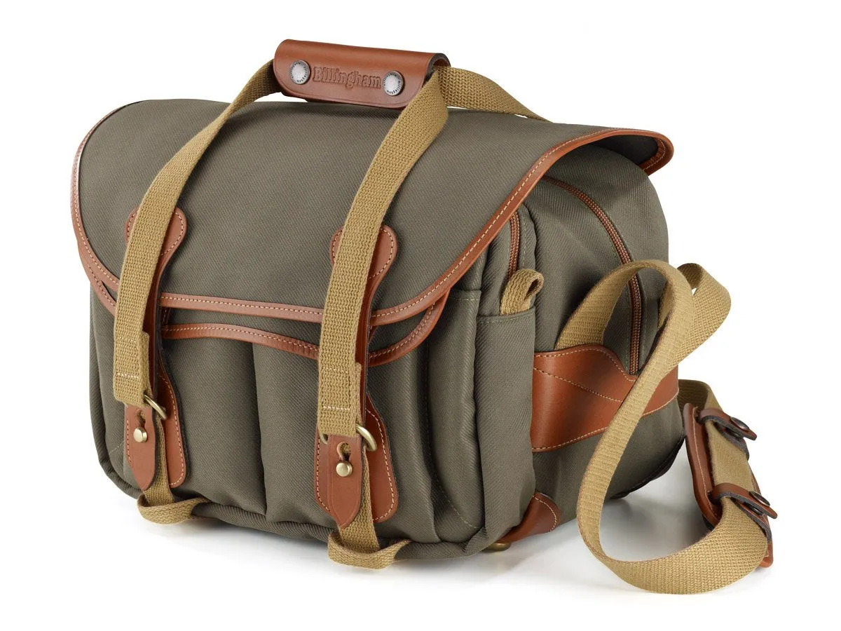 225 Camera Bag - Sage FibreNyte / Tan Leather