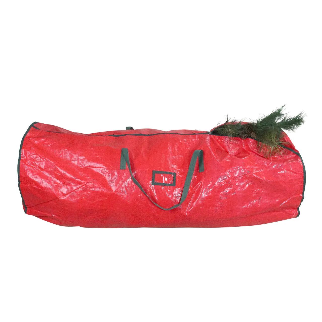 53” Red and Green Artificial Christmas Tree Storage Bag