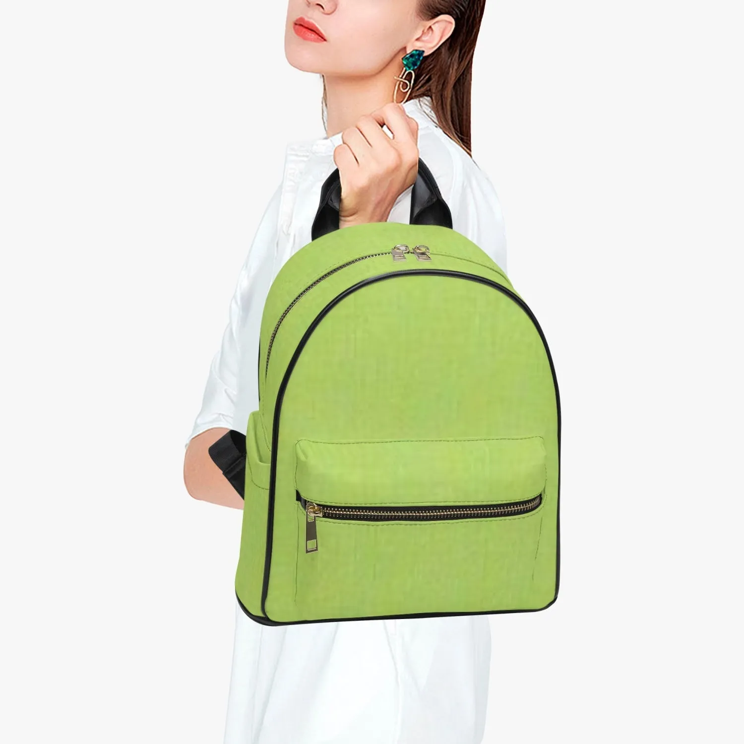 909. All Over Printed PU Backpack