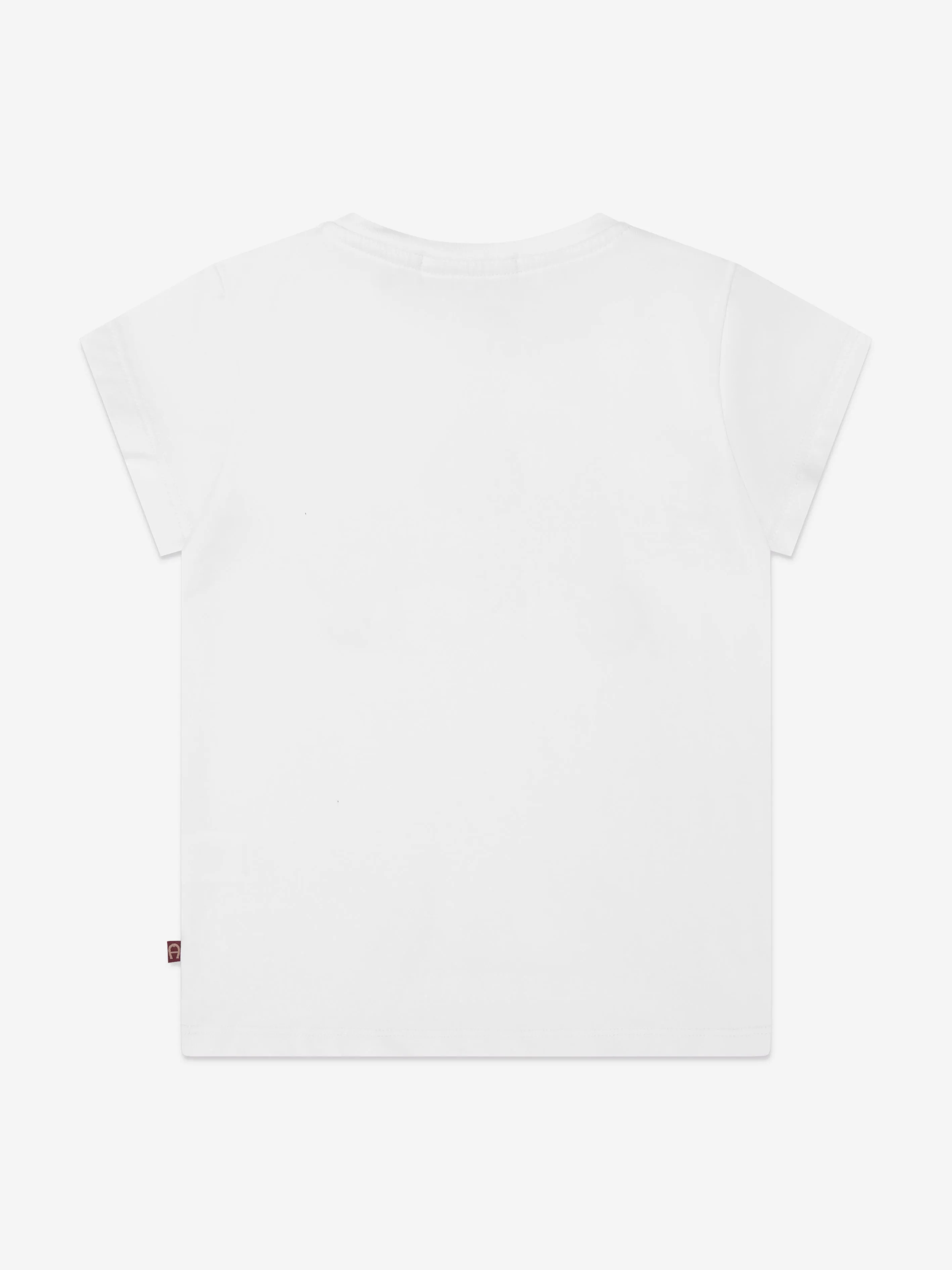 Aigner Girls Logo T-Shirt in White