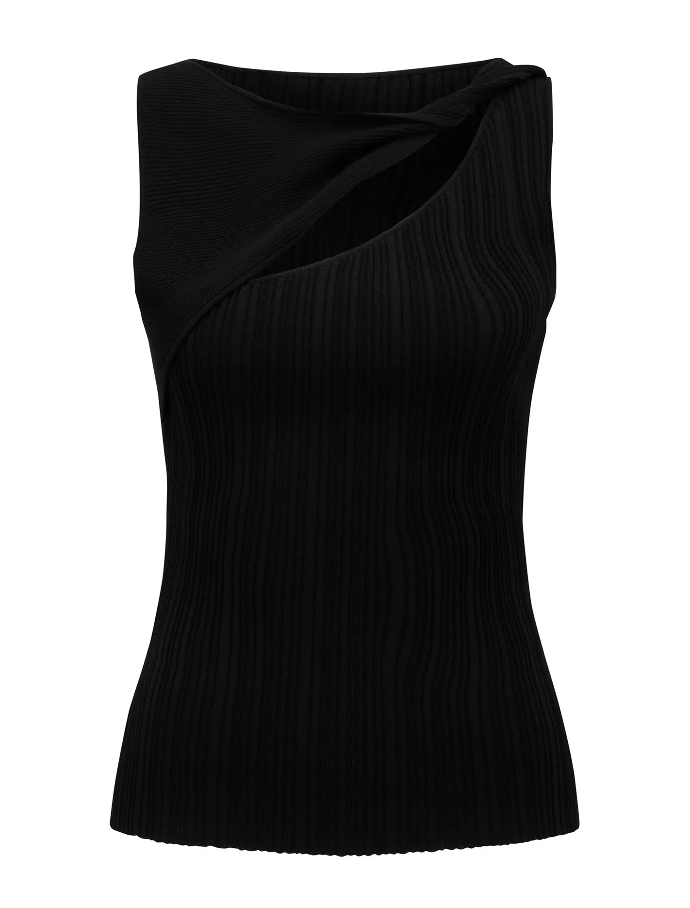 Alannah Ribbed Twist Tank Top