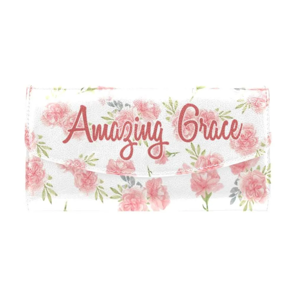 Amazing Grace Women's Flap Wallet