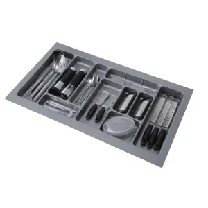 Avio ABS Cutlery Tray Silver 830 x 485 x 50mm