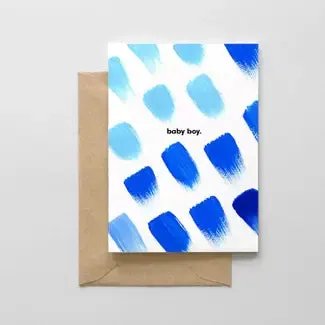 Baby Boy Card