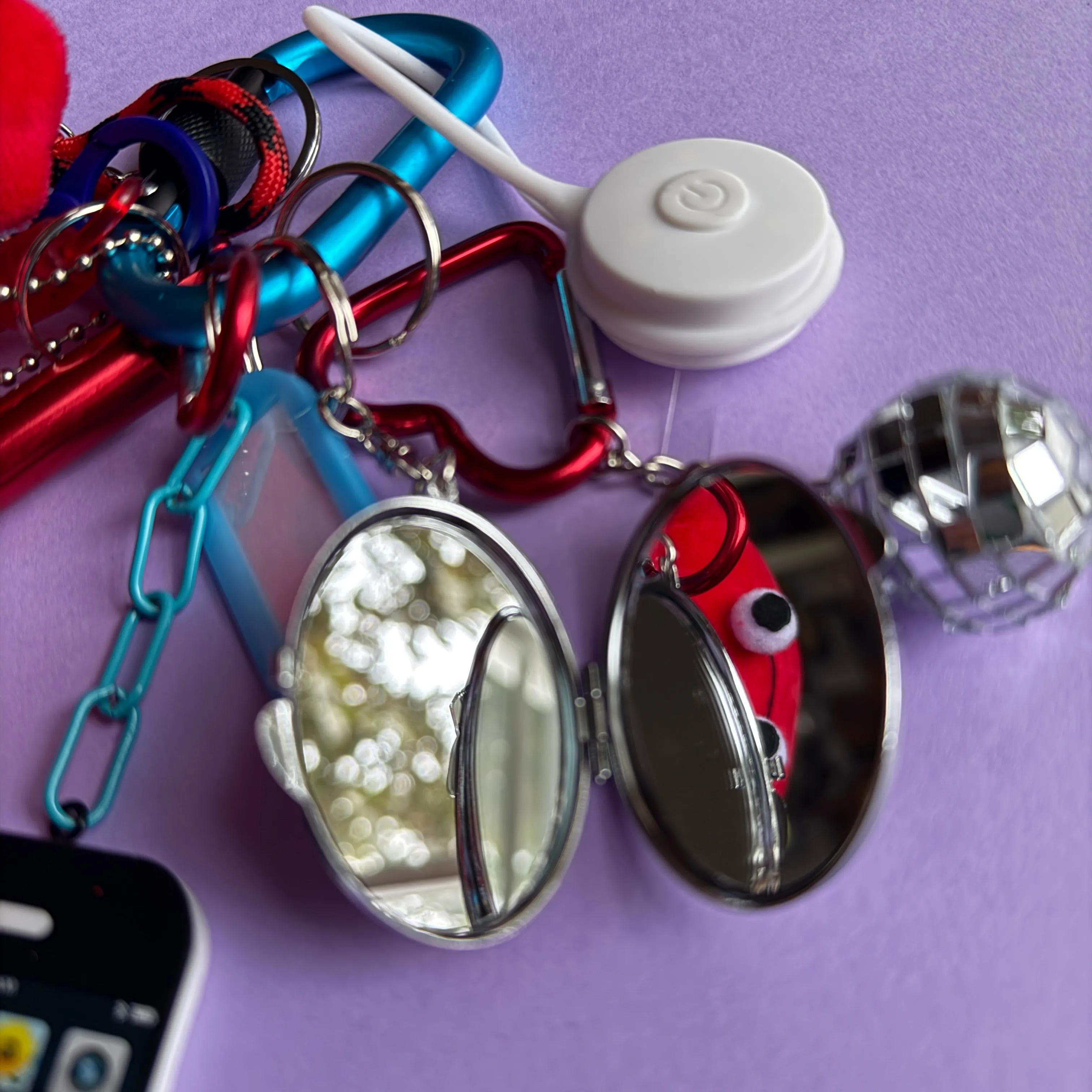 Bag charm and keyring crab