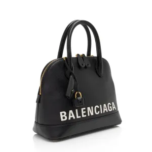 Balenciaga Grained Calfskin Ville Small Top Handle