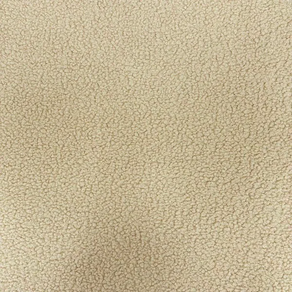 Beige Terry Knit Faux Wool Boucle Fabric