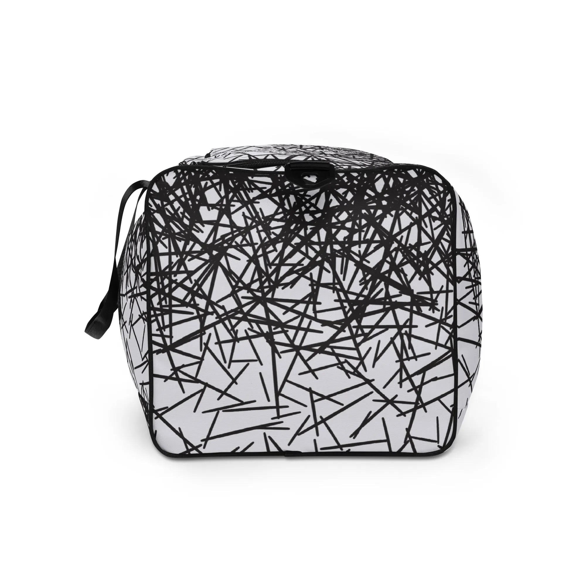 Black & White Ombre Duffle Bag