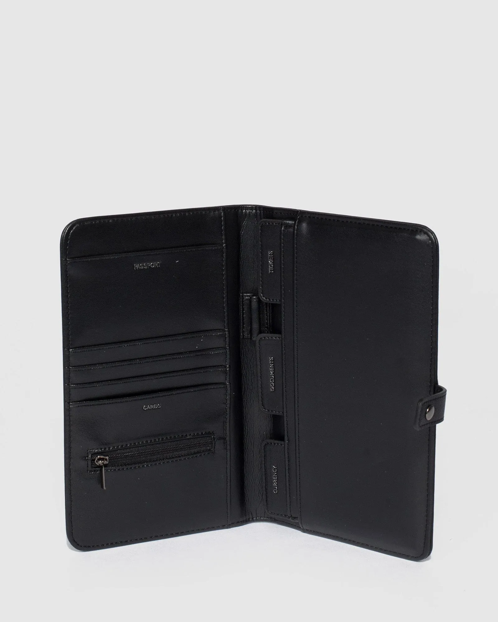 Black Classic Travel Wallet