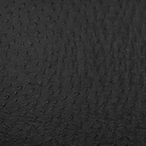 Black Faux Ostrich Vinyl Fabric