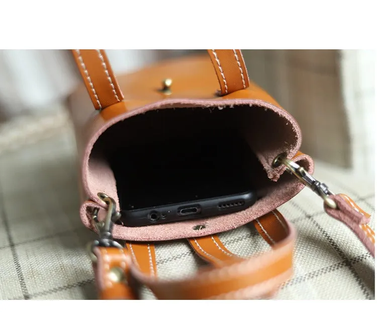 Black LEATHER Small Cute HandBag WOMEN SHOULDER BAG Small Crossbody Purse FOR WOMEN