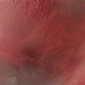 Blood Red Distressed Faux Leather Fabric