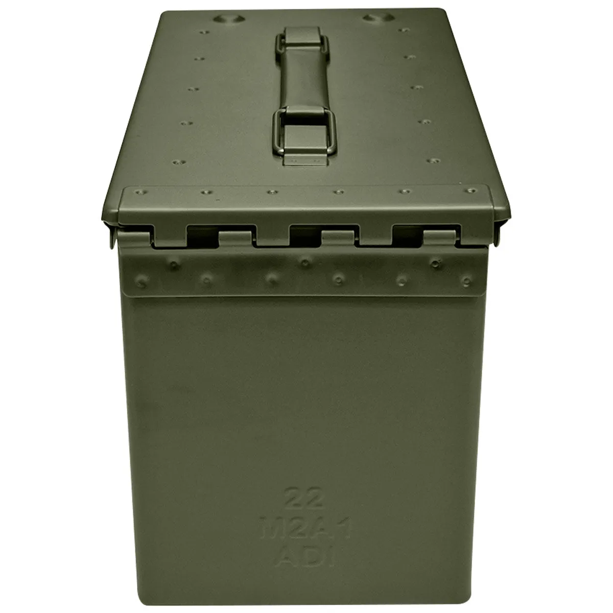 British Army 50 Cal Metal Ammo Box - New