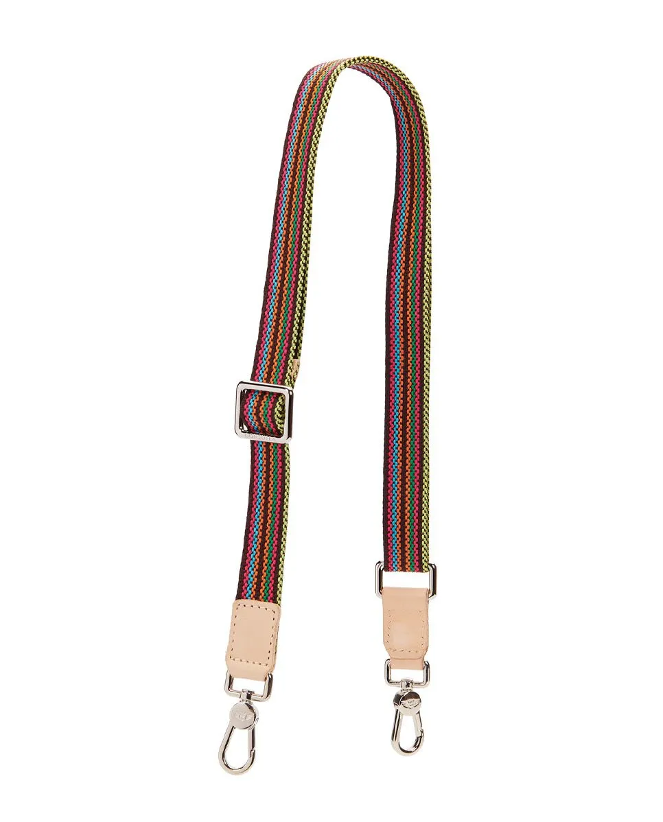 Brown Slim Webbing Crossbody Strap