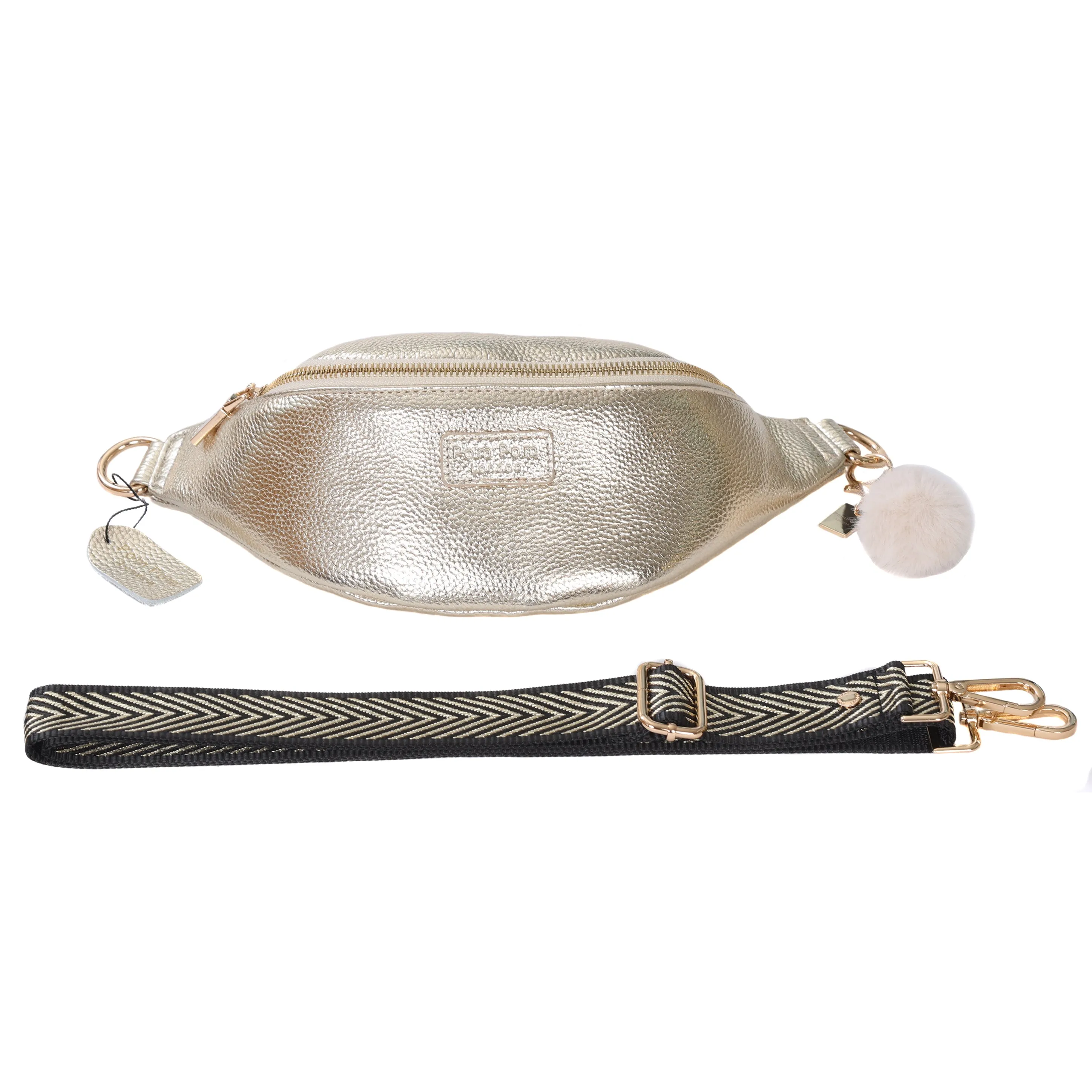 Bum Bag Metallic Gold