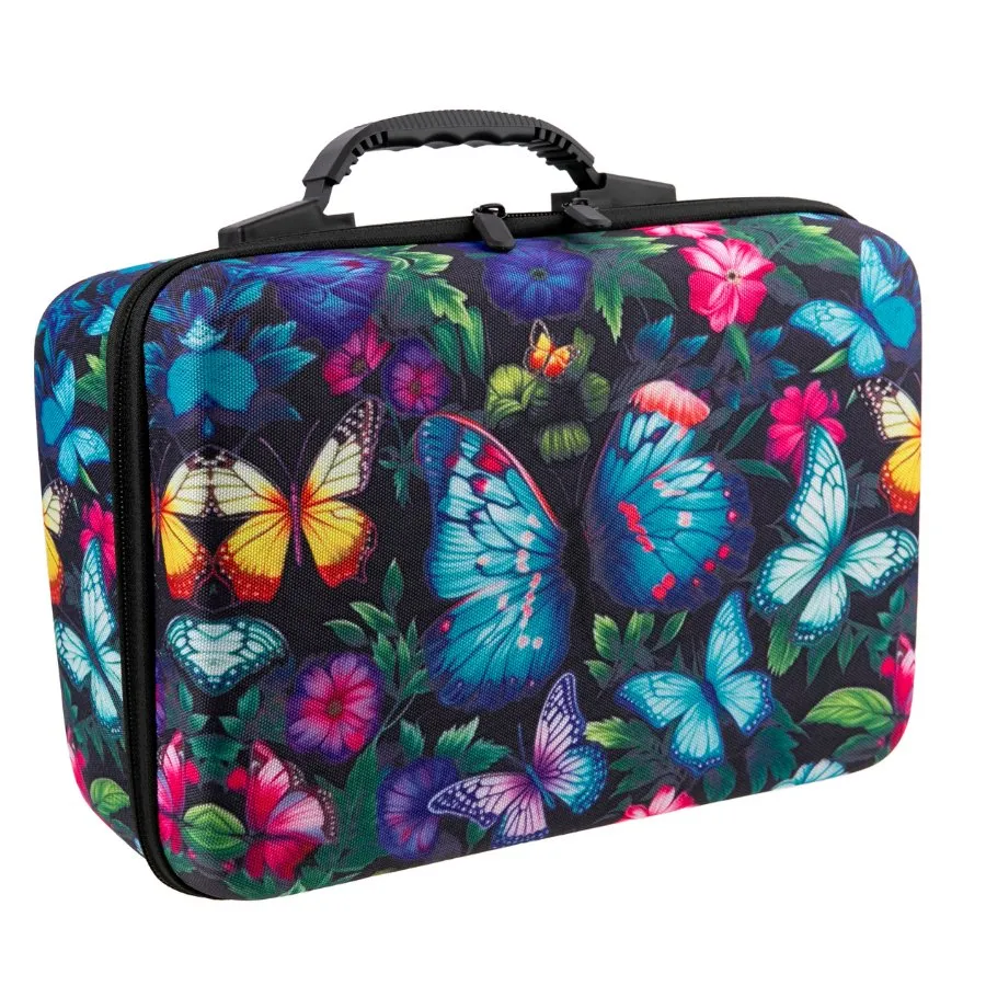 Butterflies Crystal Art Storage Case - 120 Bottles