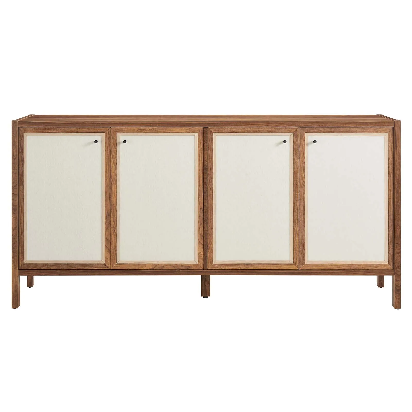 Capri 65" Wood Grain Sideboard Storage Cabinet by Modway