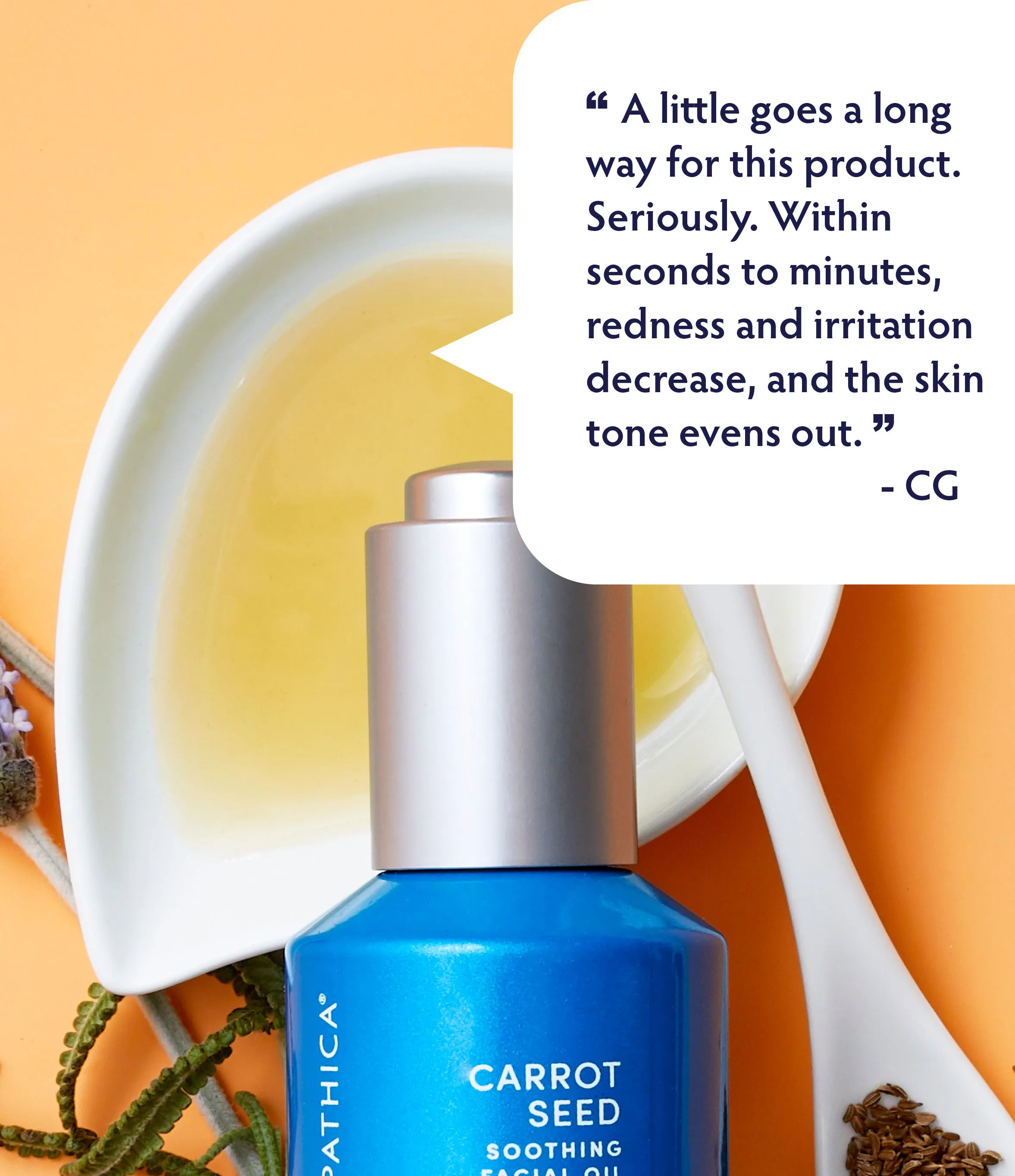 Carrot Seed Soothing Facial Oil