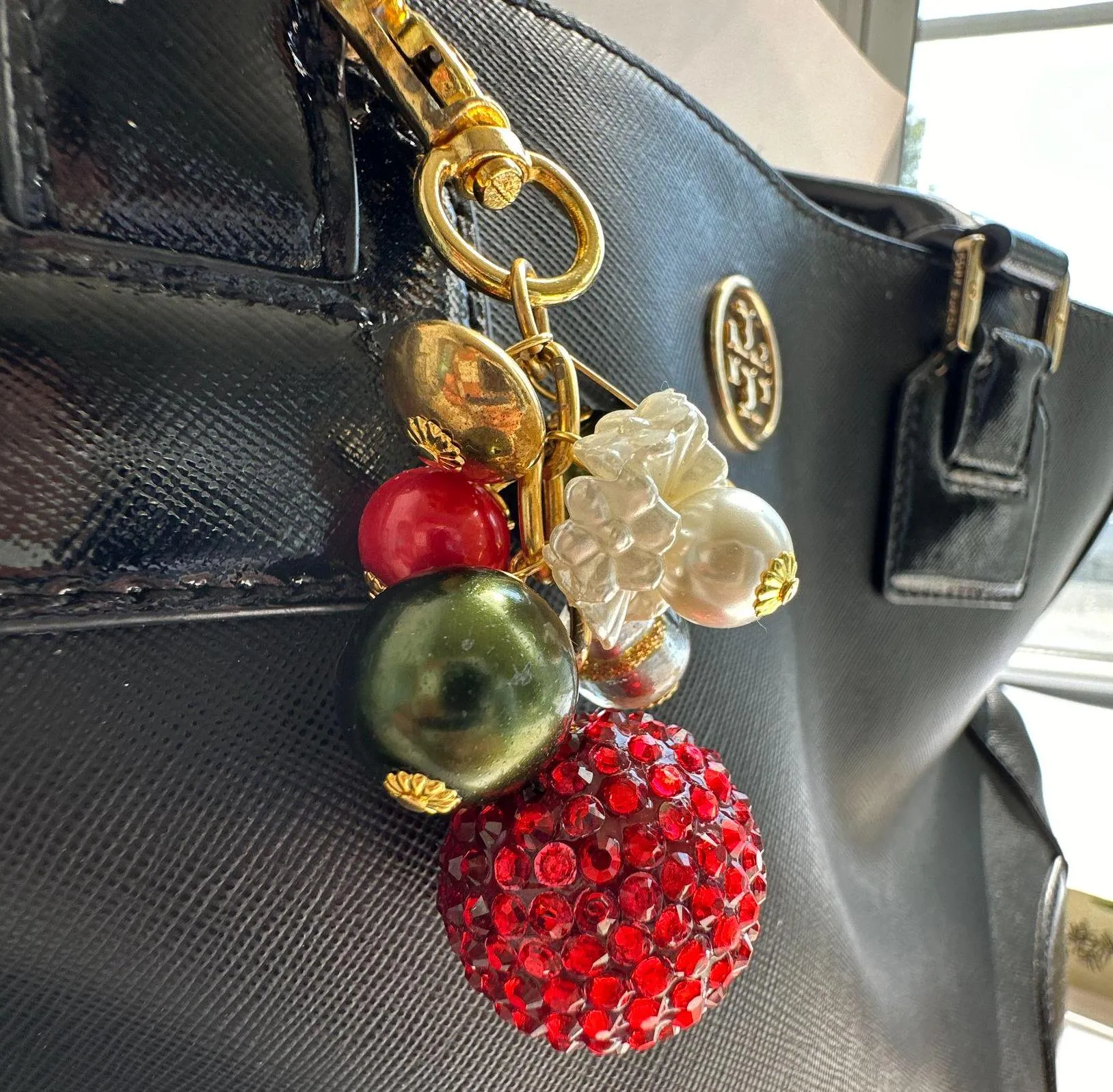 Christmas Bling Bag Charm