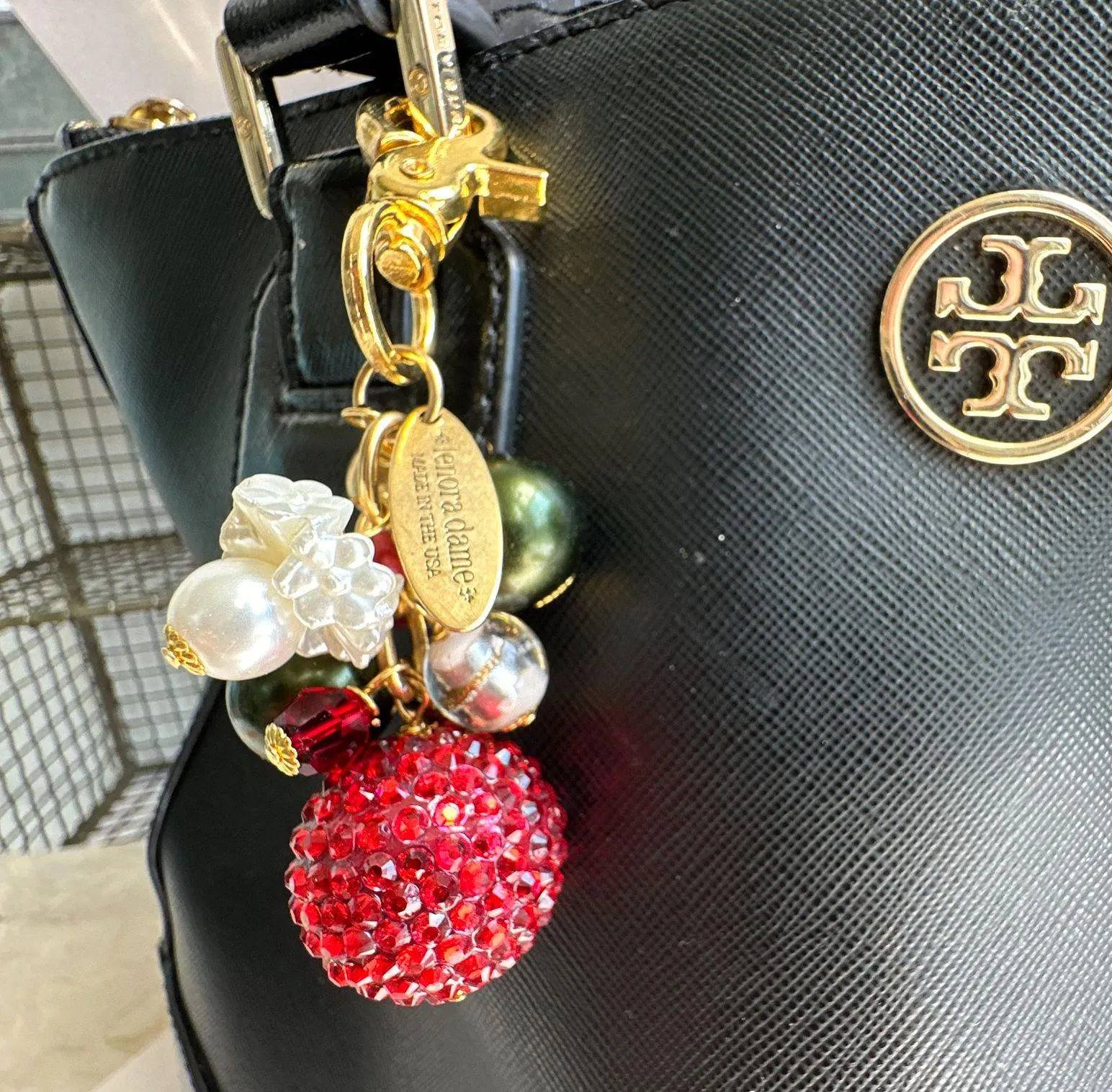 Christmas Bling Bag Charm