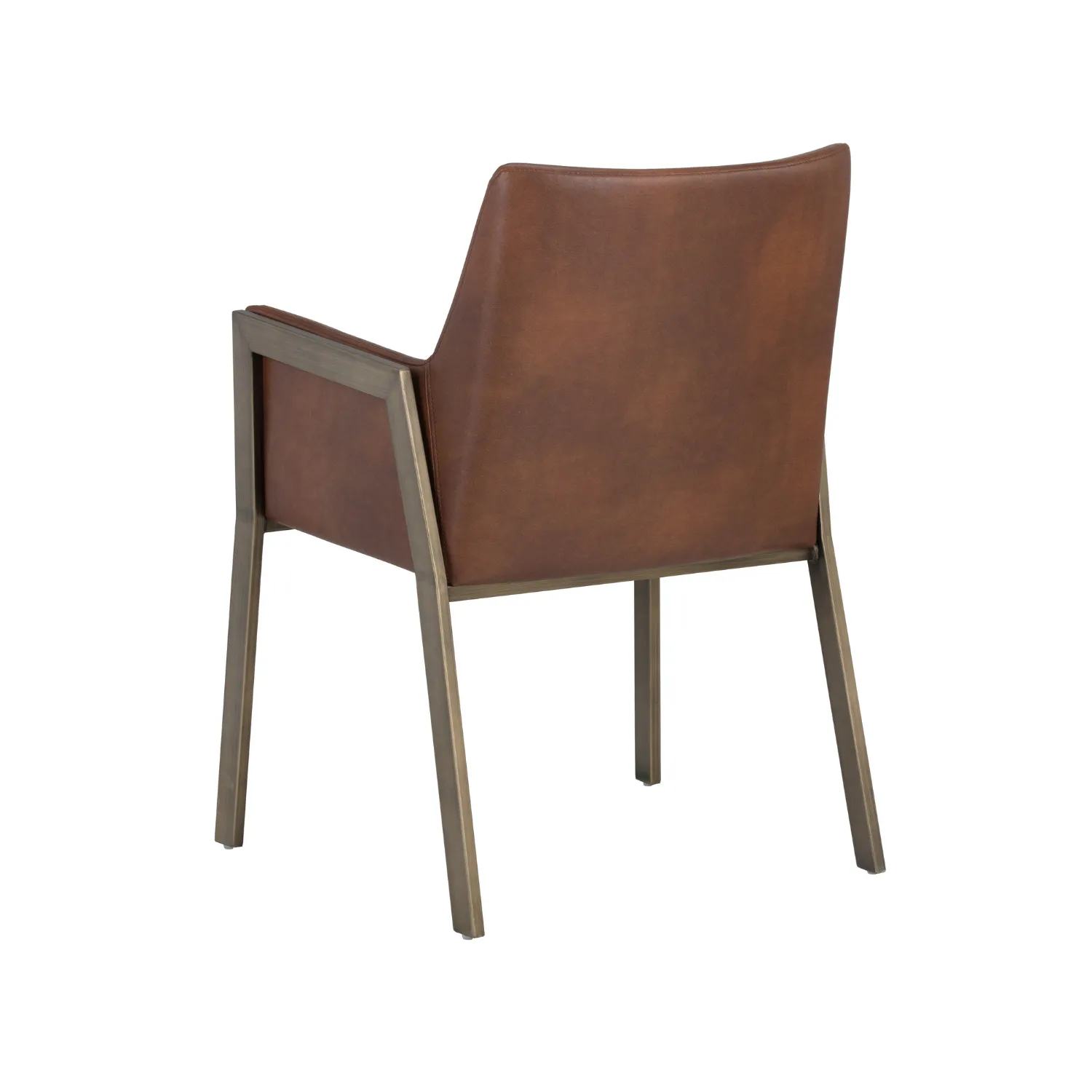 Cognac Reveal Indoor Dining Arm Chair