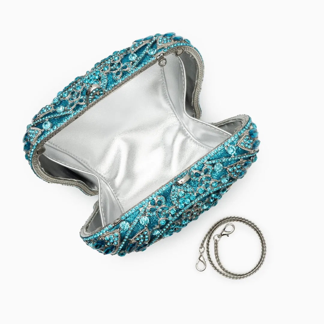 Crystal Crown Clutch Bag