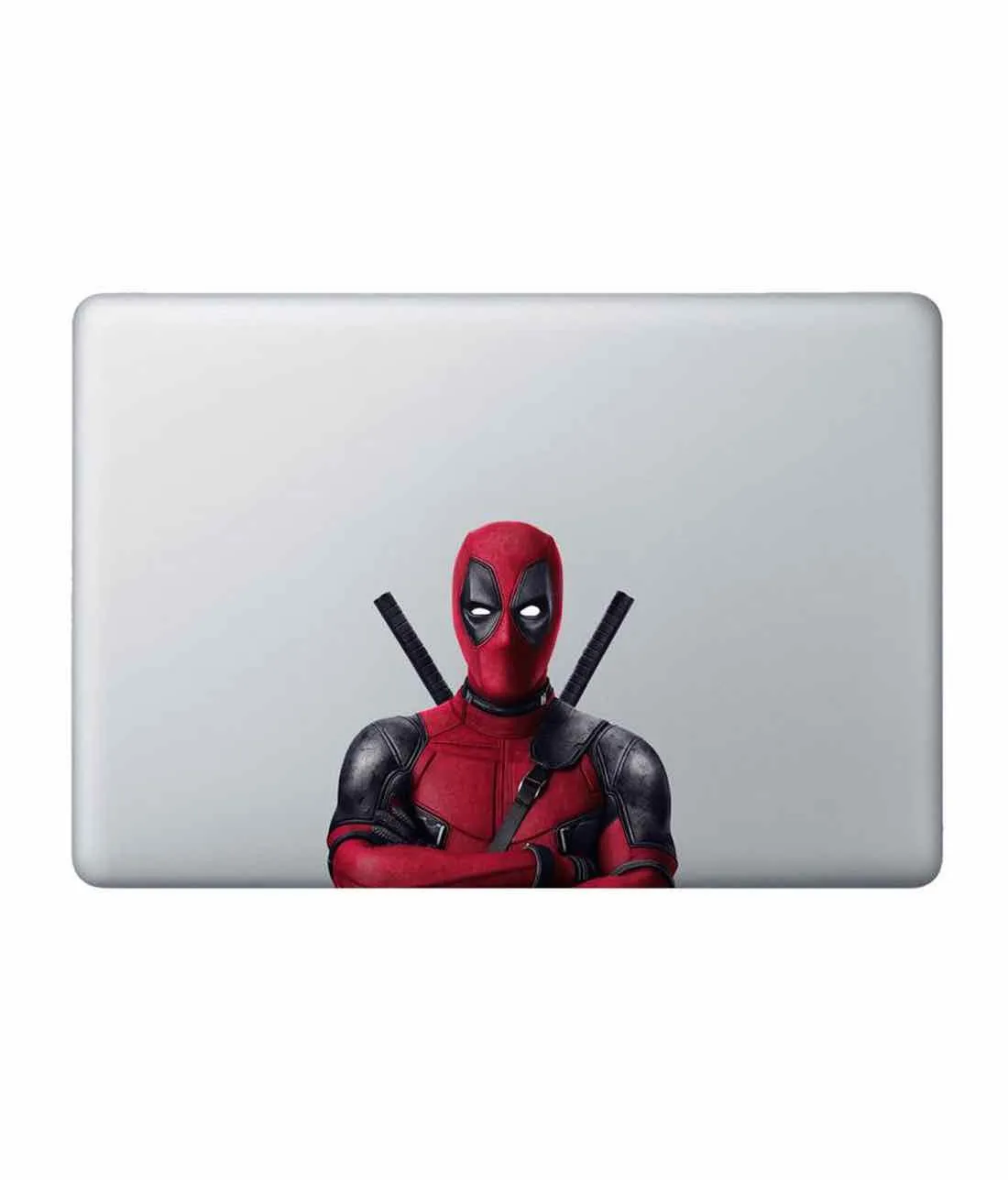 Deadpool Stance Laptop Decal by Macmerise