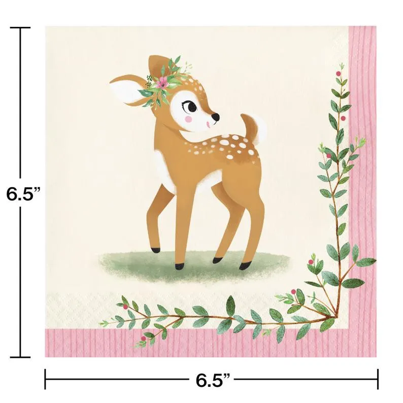 Deer Little One Luncheon Napkins