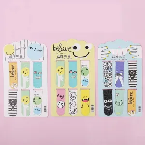 Double Sided Metal Magnetic Bookmarks - Funky Emojis