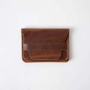 English Tan Flap Wallet