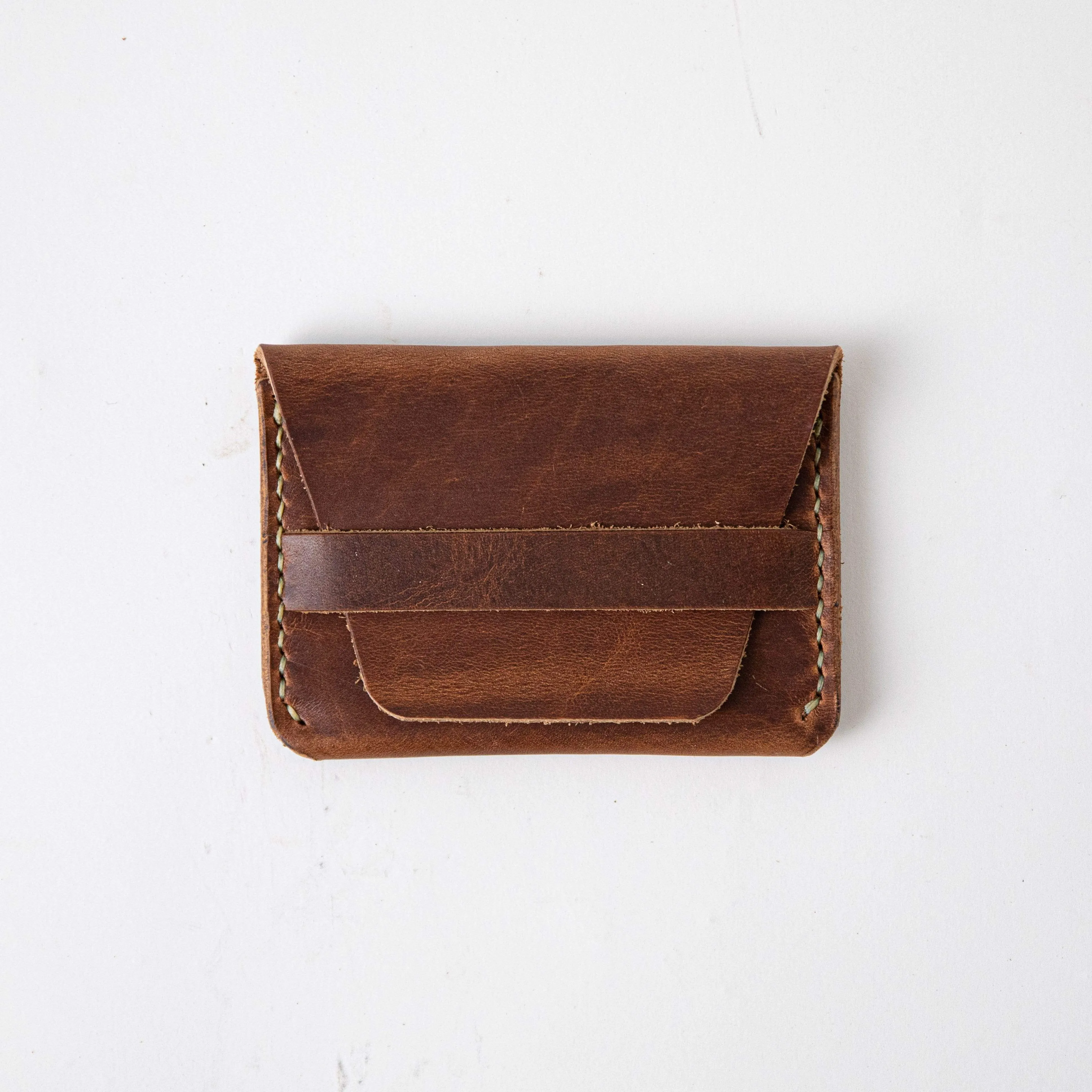 English Tan Flap Wallet