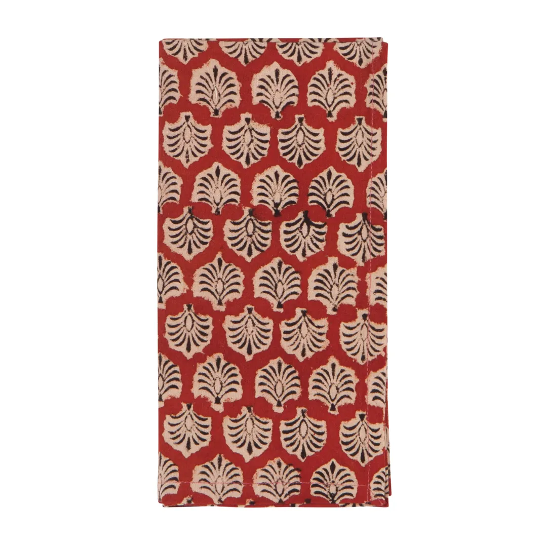 Field Block Print Napkins - Set of 4