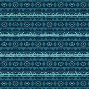 Fox Grove Tribal Stripe Blue