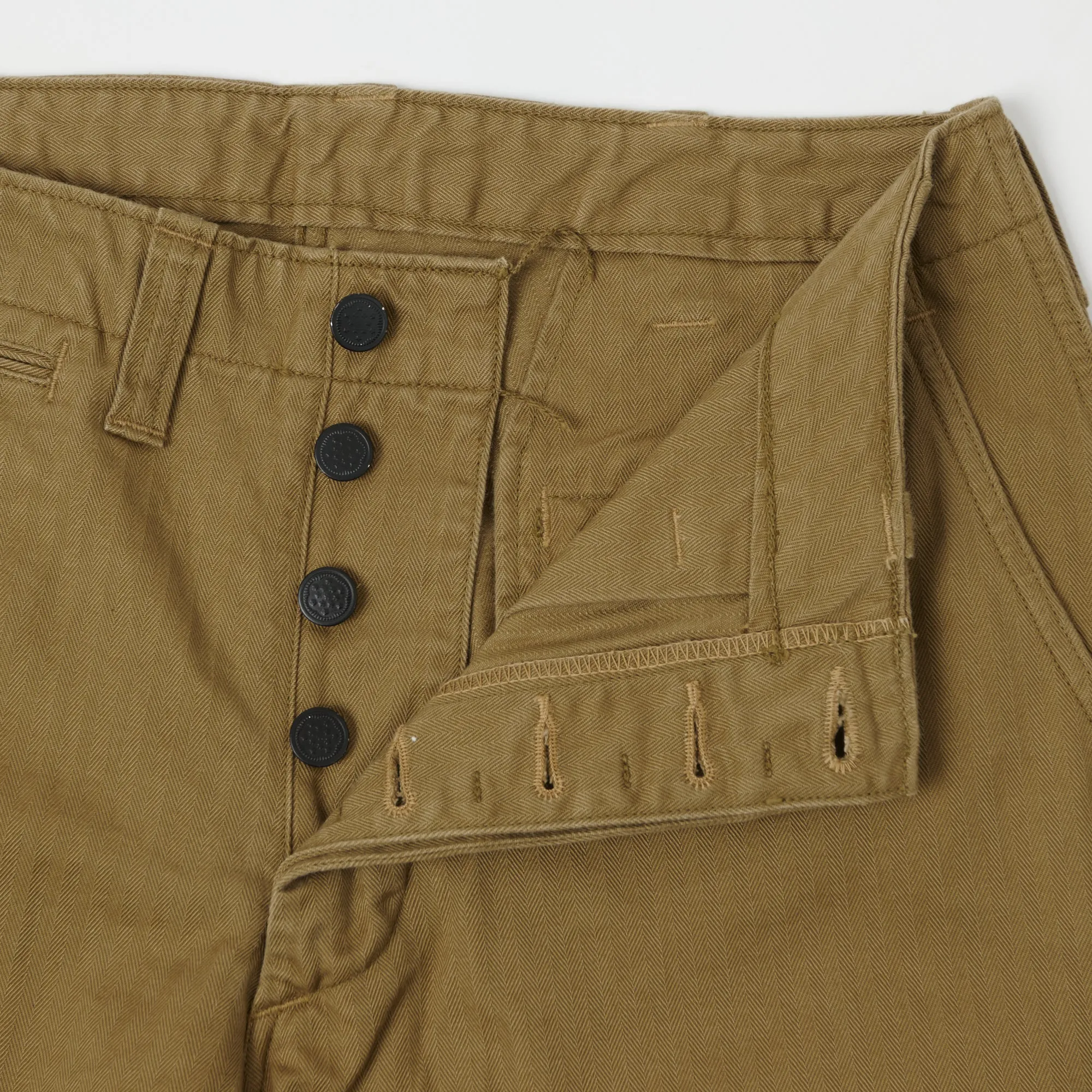 Freewheelers 2122021 'M-1942' Short - Khaki Beige