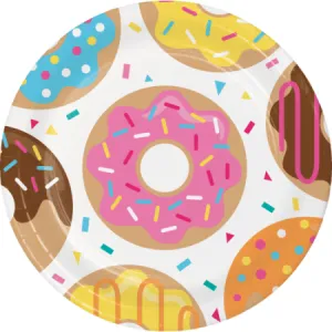 Fun Donut Party Large Plates