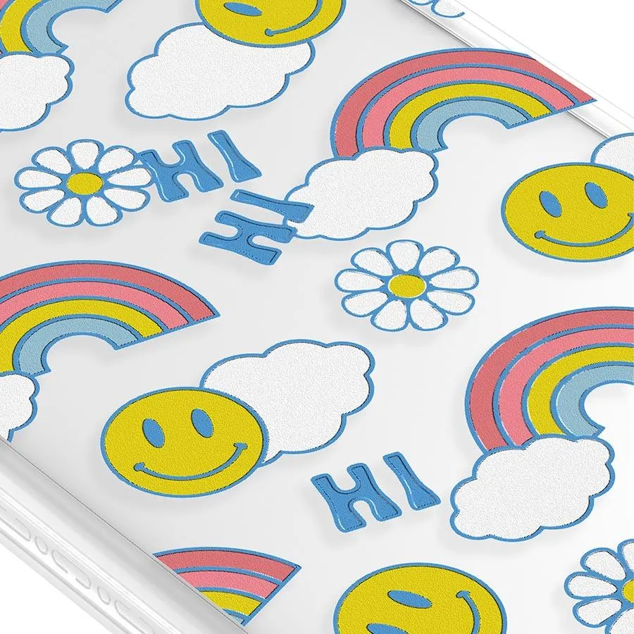 Galaxy S24  Hi There! Rainbow Phone Case