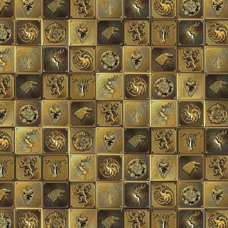 Gold House Sigel Tiles - Game of Thrones & House of the Dragon