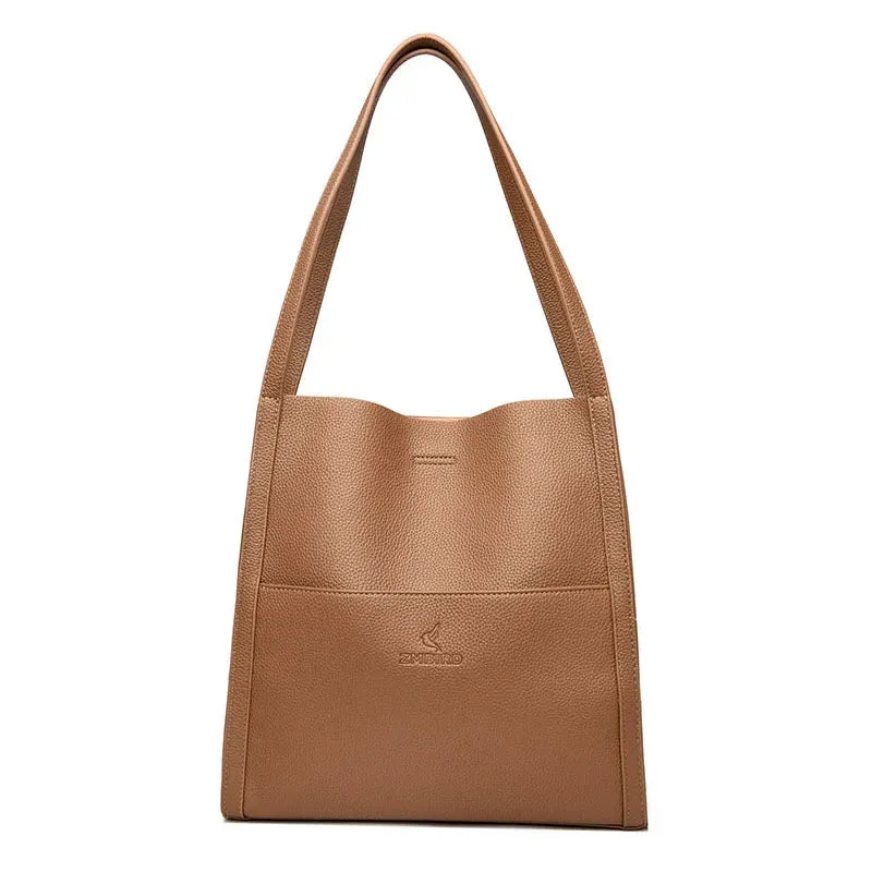 Grace’s Soft Serenity | Designer Leather Crossbody Tote