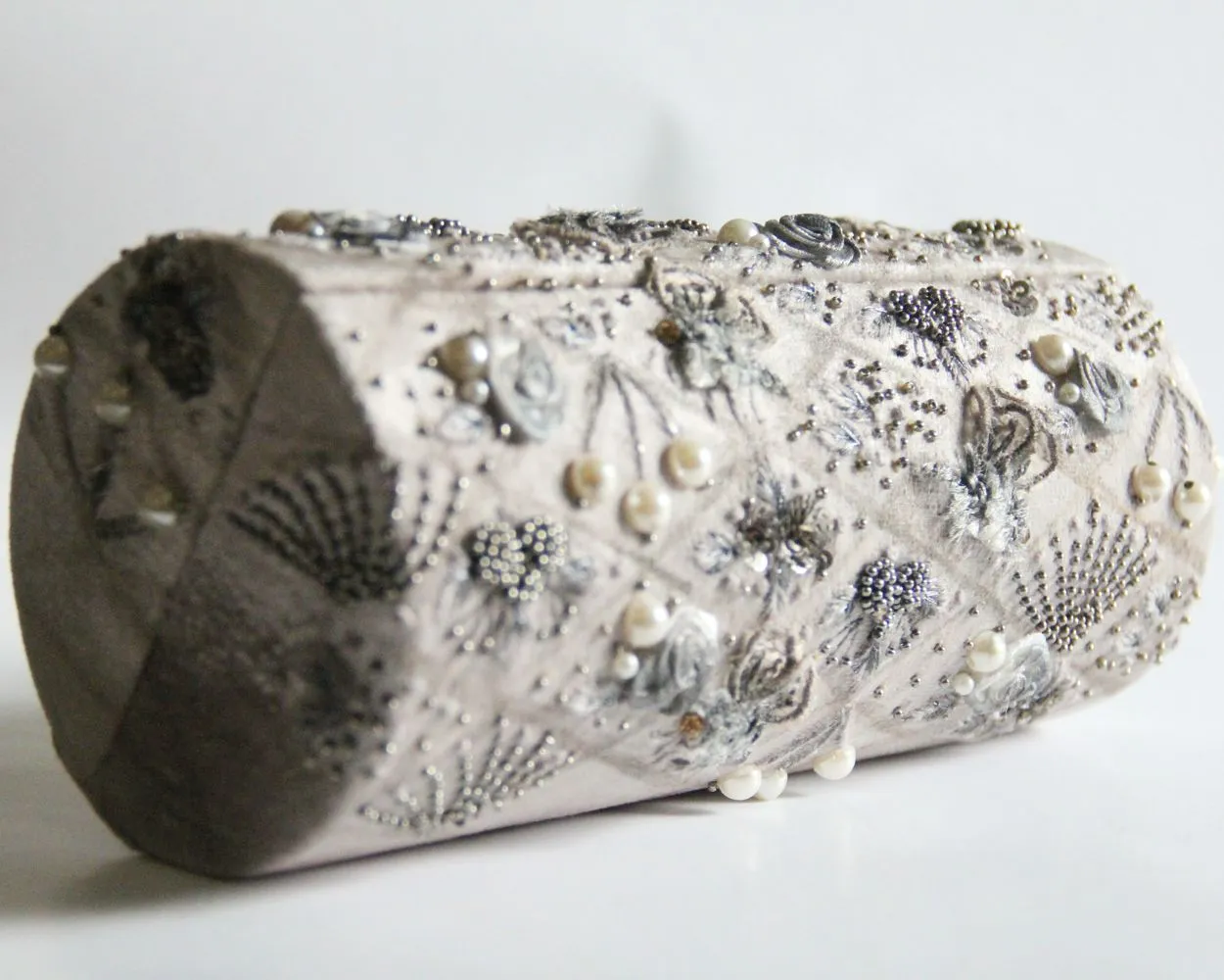 Grey Narnia Clutch