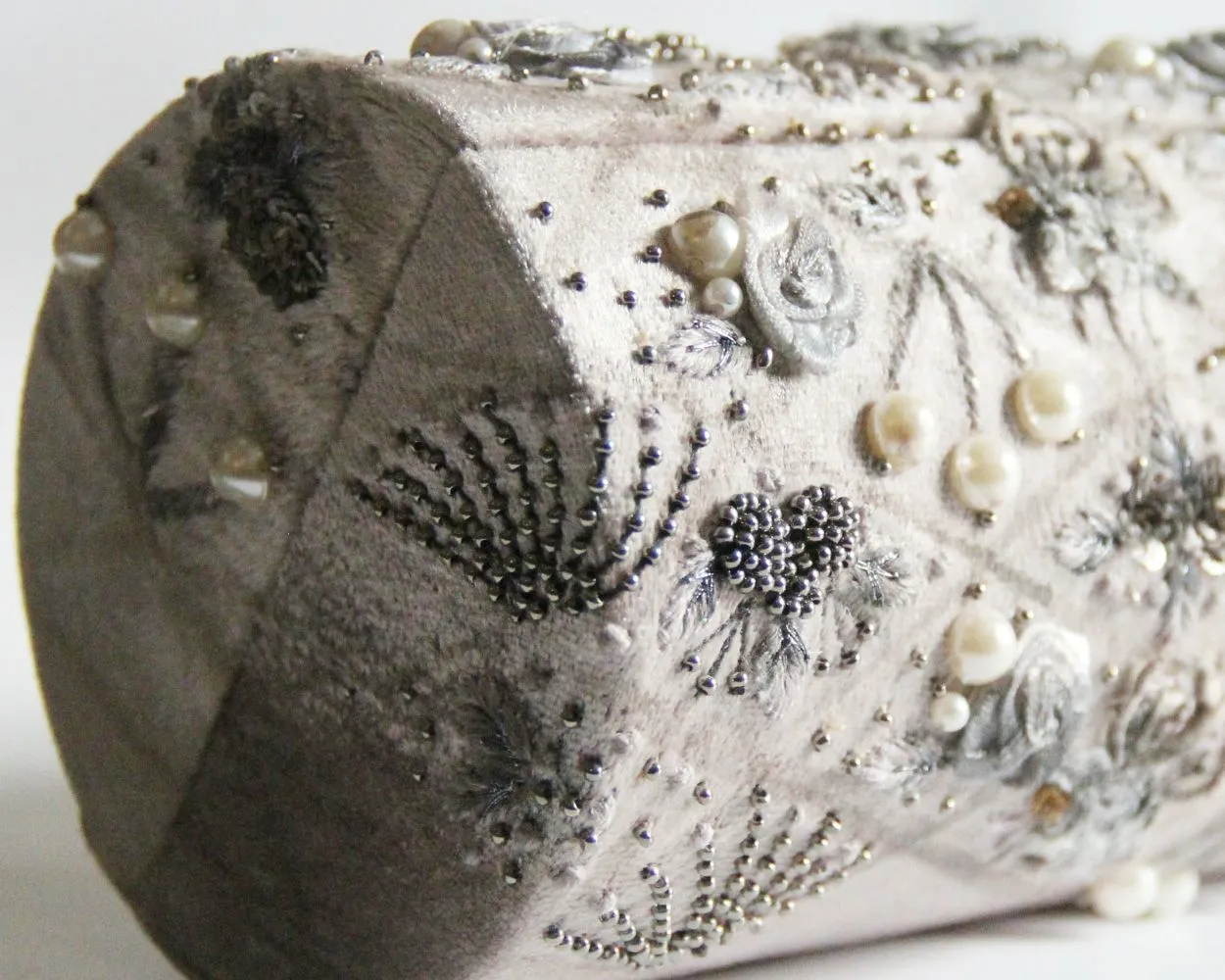 Grey Narnia Clutch