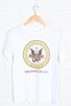 HARD ROCK CAFE 'Embassy of Rock & Roll' Eagle Crest USA Made Tee (XS)