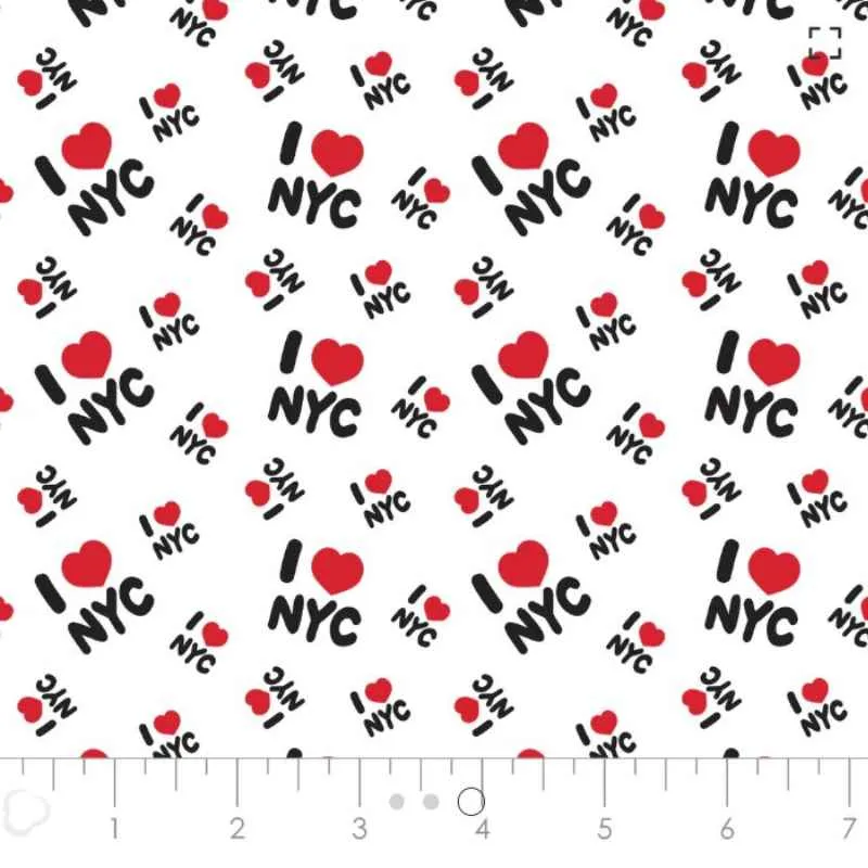 I Heart NYC - In a NY Minute Collection, White