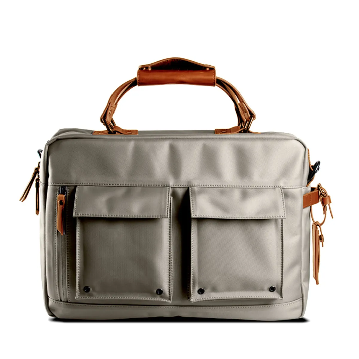 Impervious Laptop Messenger Bag - Limed White