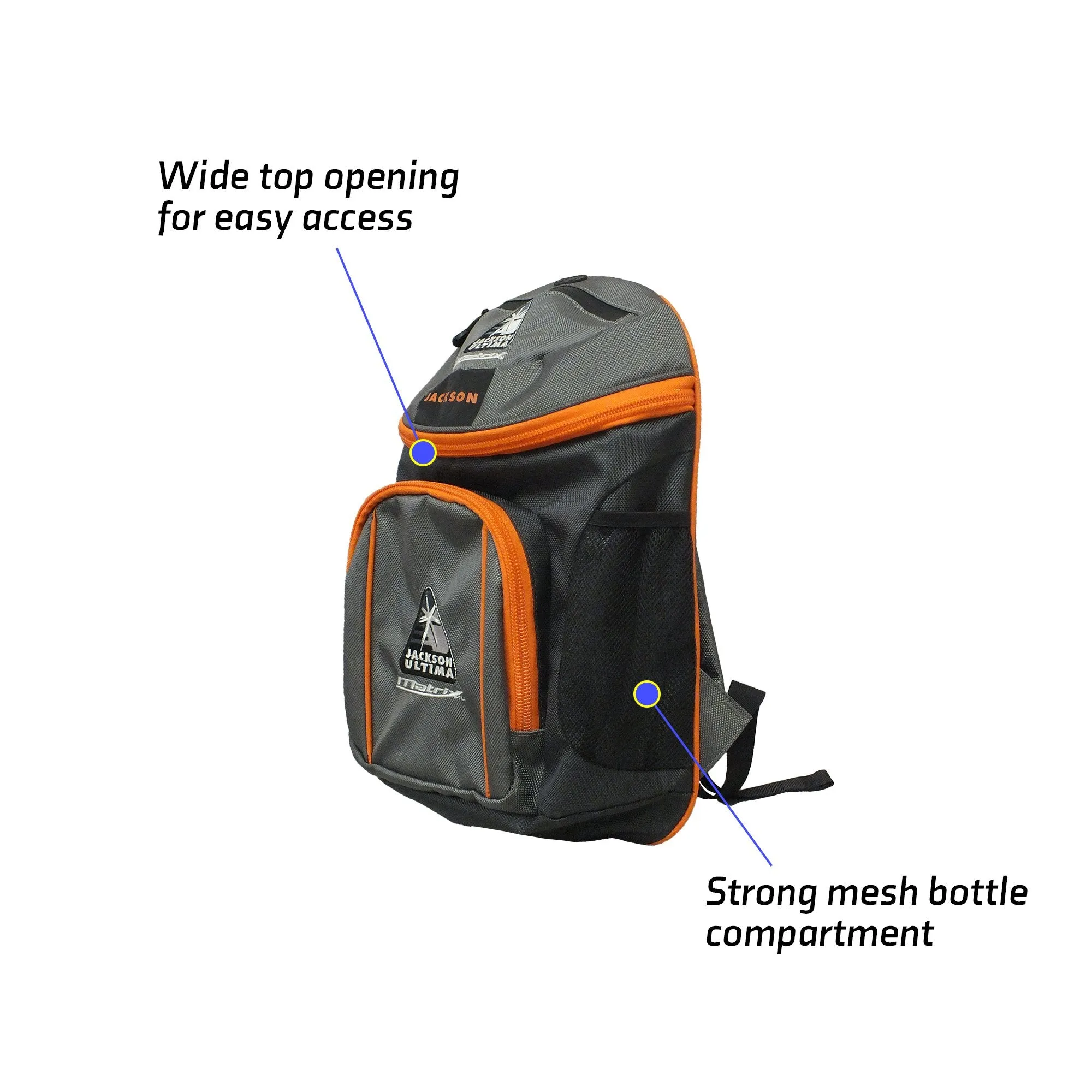 JACKSON ULTIMA SPORT BAG (GRAY/ORANGE)