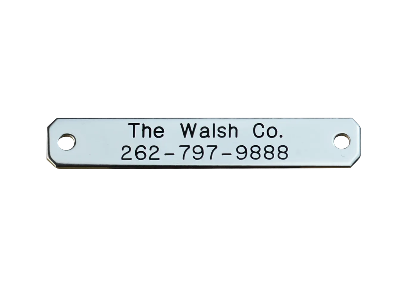 Large Engraved Nameplate - N-LARGE