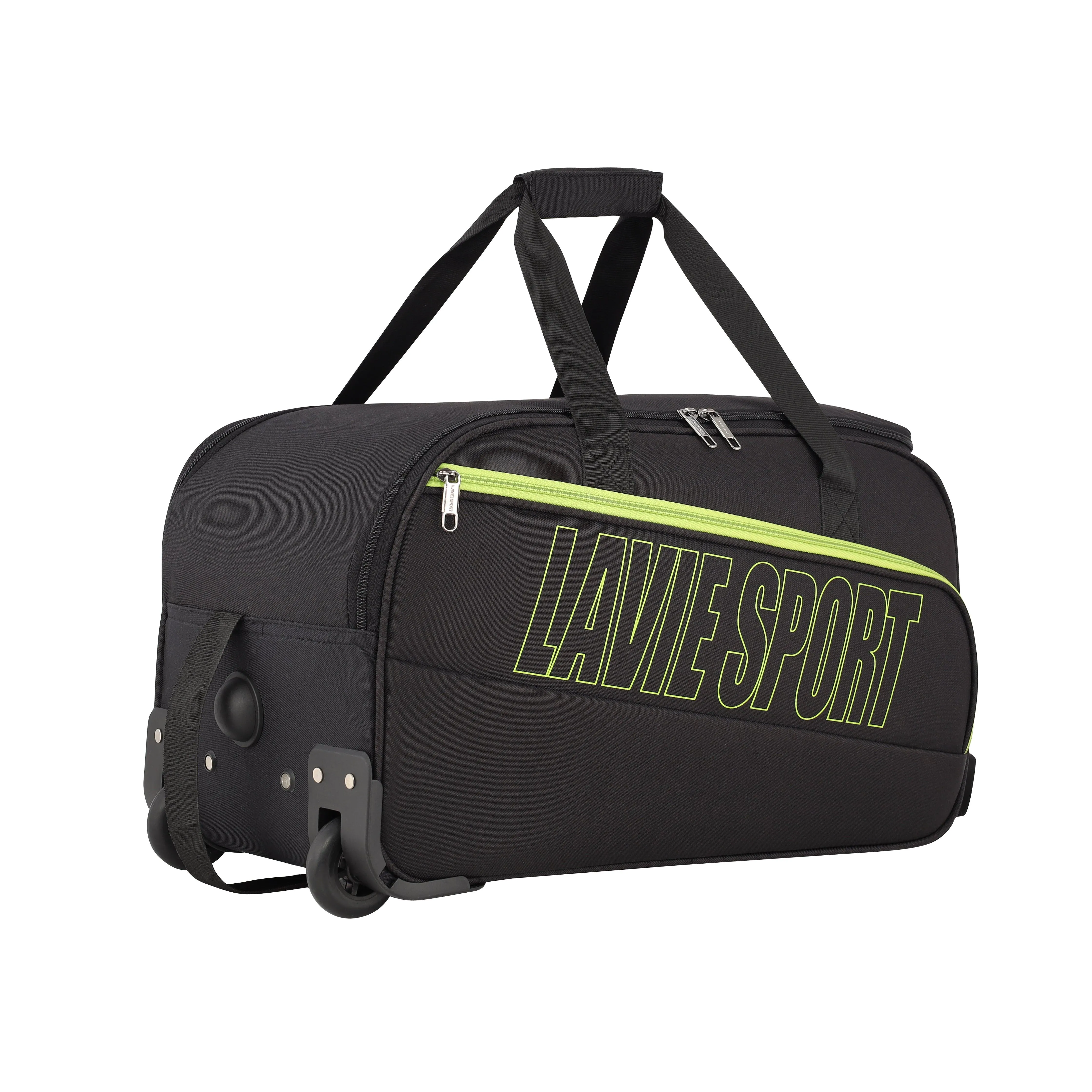 Lavie Sport size 53 cms Star Wheel Duffle Bag | Black